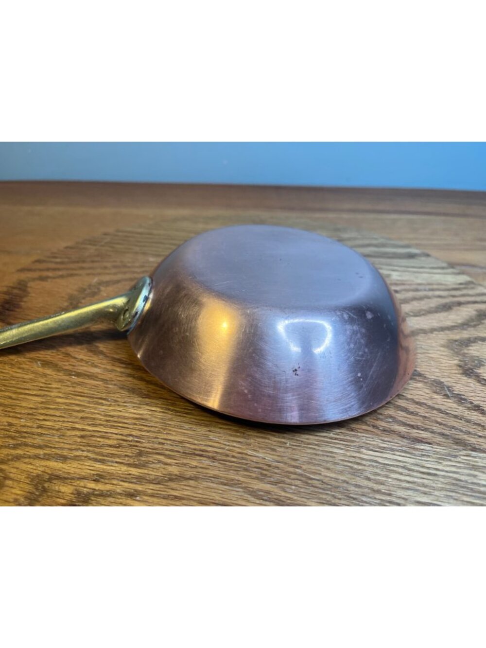 VTG Paul Revere Ware   Limited Edition 6.5 ”  Copper Skillet  Frying Pan With Br - Picture 12 of 14